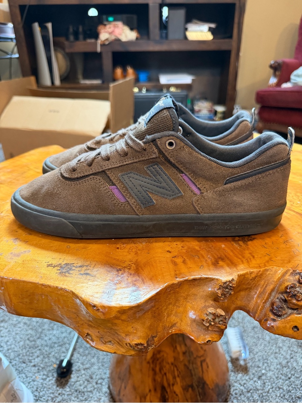 New Balance Numeric 306 Jamie Foy Brown Purple Men's Size 9 / Women's Size 10.5